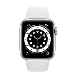Apple Watch (Series 6) 2020 GPS 40 mm - Aluminio Plata - Correa deportiva Blanco