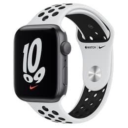 Apple Watch (Series SE) 2020 GPS 44 mm - Aluminio Gris - Correa Nike Sport Blanco