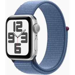 Apple Watch (Series SE) 2022 GPS 40 mm - Aluminio Plata - Correa loop deportiva Azul