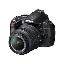 Réflex D3000 - Negro + Nikon Nikon AF-S DX 18-55 mm f/3.5-5.6 G VR f/3.5-5.6 GVR