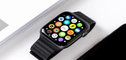 pantalla del apple watch en negro