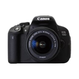Reflex - Canon EOS 700D Noir Canon EF-S 18-55mm f/3.5-5.6 II