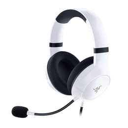 Cascos reducción de ruido gaming con cable micrófono Razer Kaira - Blanco