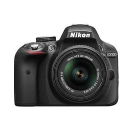 Reflex - Nikon D3300 + Lente AF-S 18-55mm VR II - Negro