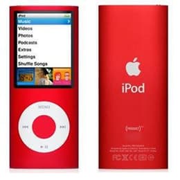 Reproductor de MP3 Y MP4 8GB Ipod Nano 5 - Rojo