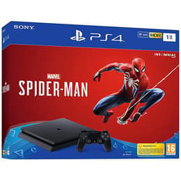 PlayStation 4 Slim 1000GB - Negro + Marvel's Spider-Man