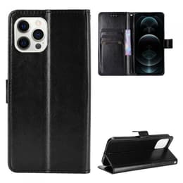 Funda iPhone 12 Pro Max - Piel - Negro