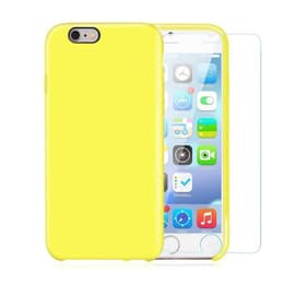 Funda iPhone 6 Plus/6S y 2 protectores de pantalla - Silicona - Amarillo Back Market