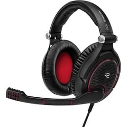 Cascos reducción de ruido gaming con cable micrófono Sennheiser Game Zero - Negro/Rojo