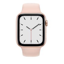 Apple Watch (Series SE) Septiembre 2020 44 mm - Aluminio Oro - Correa Deportiva Rosa arena
