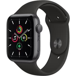 Apple Watch (Series SE) GPS 44 mm - Aluminio Gris espacial - Correa deportiva Negro