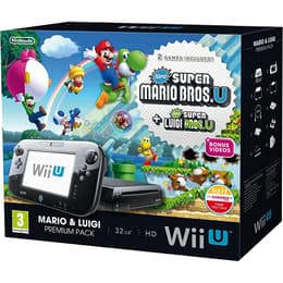 Wii U Premium 32GB - Negro + Super Mario Bros + Super Luigi