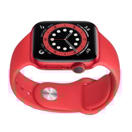 Apple Watch (Series 6) Septiembre 2020 40 mm - Aluminio Rojo - Correa Deportiva Rojo