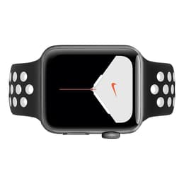 Apple Watch (Series 5) GPS 44 mm - Aluminio espacial - Nike Negro/Blanco | Back Market