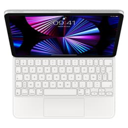 iPad Magic Keyboard 11" (2020) - Blanco - AZERTY - Francés