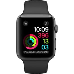 Apple Watch (Series 2) 2016 42 mm - Aluminio Gris espacial - Correa Deportiva Negro