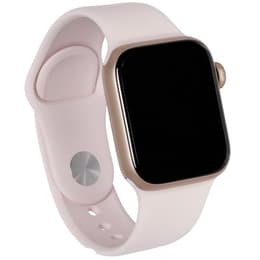 Apple Watch (Series 5) GPS 40 mm - Acero inoxidable Oro - Correa deportiva Rosa
