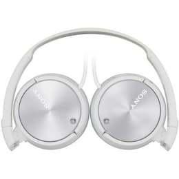 Cascos reducción de ruido con cable micrófono Sony MDR-ZX110NA - Blanco