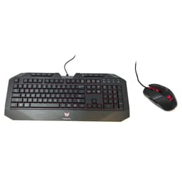 Acer Teclado QWERTY Noruego retroiluminado Predator G3-710