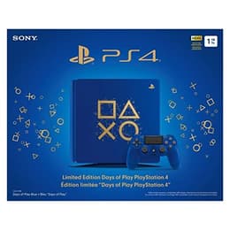 PlayStation 4 Slim 1000GB - Azul - Edición limitada Days of Play Blue