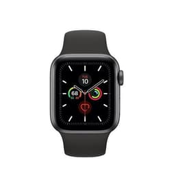 Apple Watch (Series 5) GPS + Cellular 44 mm - Titanio Negro - Correa deportiva Negro