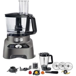 Procesador de alimentos multifunción Moulinex Double Force FP825E10 - Gris