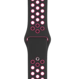 Apple Watch (Series 6) GPS 44 mm - Aluminio Plata - Correa Nike Negro/rosa explosivo | Back Market