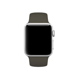 Apple Watch (Series 5) GPS 44 mm - Aluminio Plata - Correa deportiva Gris