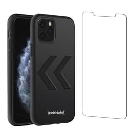 Back Market Funda iPhone 11 Pro Max y pantalla protectora - Plástico reciclado - Negro