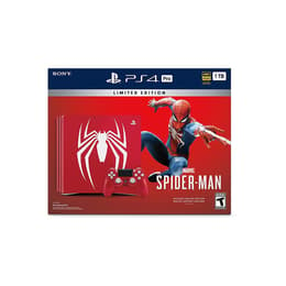 PlayStation 4 Pro 1000GB - Rojo - Edición limitada Spiderman + Marvel’s Spider-Man