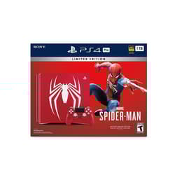 PlayStation 4 Pro 1000GB - Rojo - Edición limitada Spiderman + Marvel’s Spider-Man