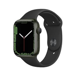 Apple Watch (Series 7) GPS + Cellular 41 mm - Aluminio Verde - Correa deportiva Negro