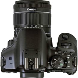 Réflex - Canon EOS 450D Negro + objetivo Canon Zoom Lens EF-S 18-55mm f/3.5-5.6 IS