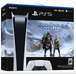 PlayStation 5 Digital Edition 825GB - Blanco Digital + God of War Ragnarok