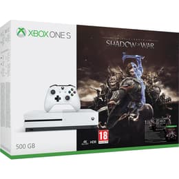 Xbox One S 500GB - Blanco + Middle-earth: Shadow of War