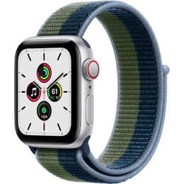 Apple Watch (Series SE) GPS 40 mm - Aluminio Plata - Correa loop deportiva Azul