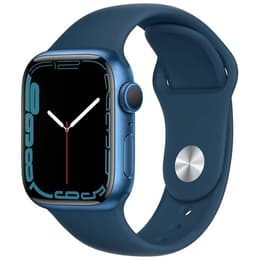Apple Watch (Series 7) GPS 41 mm - Aluminio Azul - Correa deportiva Azul