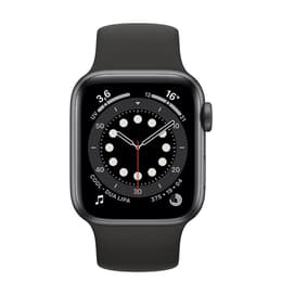 Apple Watch (Series 6) Septiembre 2020 40 mm - Aluminio Gris espacial - Correa Deportiva Negro