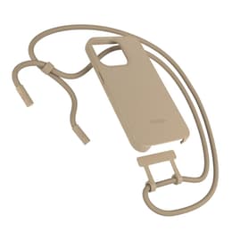 Funda iPhone 14 Plus - Material natural - Beige