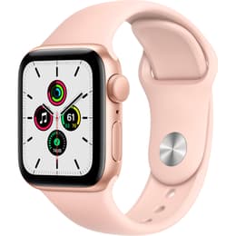 Apple Watch (Series SE) Septiembre 2020 40 mm - Aluminio Oro - Correa Deportiva Rosa arena