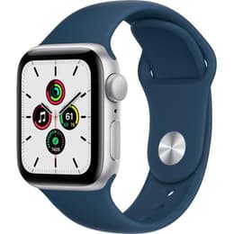 Apple Watch (Series SE) GPS 40 mm - Aluminio Plata - Correa deportiva Azul