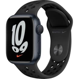 Apple Watch (Series 7) GPS 45 mm - Aluminio Medianoche - Correa Nike Sport Negro
