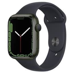 Apple Watch (Series 7) GPS 45 mm - Aluminio Verde - Correa deportiva Negro