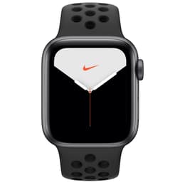 Apple Watch (Series 5) GPS + Cellular 44 mm - Aluminio Gris espacial - Correa Nike Sport Negro