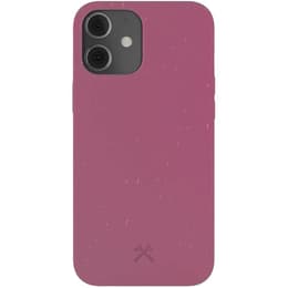 Funda iPhone 12 mini - Material natural - Rojo