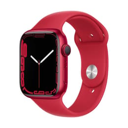 Apple Watch (Series 7) GPS 45 mm - Aluminio Rojo - Correa deportiva Rojo