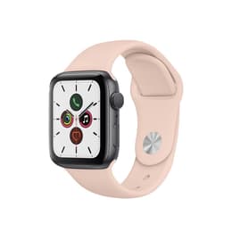 Apple Watch (Series 5) GPS 44 mm - Aluminio Gris espacial - Deportiva Rosa
