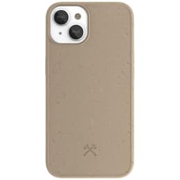 Funda iPhone 13 mini - Material natural - Beige