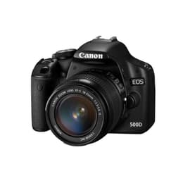 Réflex Canon EOS 500D - Negro + Objetivo Canon EF-S18-55mm f/3.5-5.6
