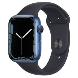 Apple Watch (Series 7) GPS 45 mm - Aluminio Azul - Correa deportiva Azul